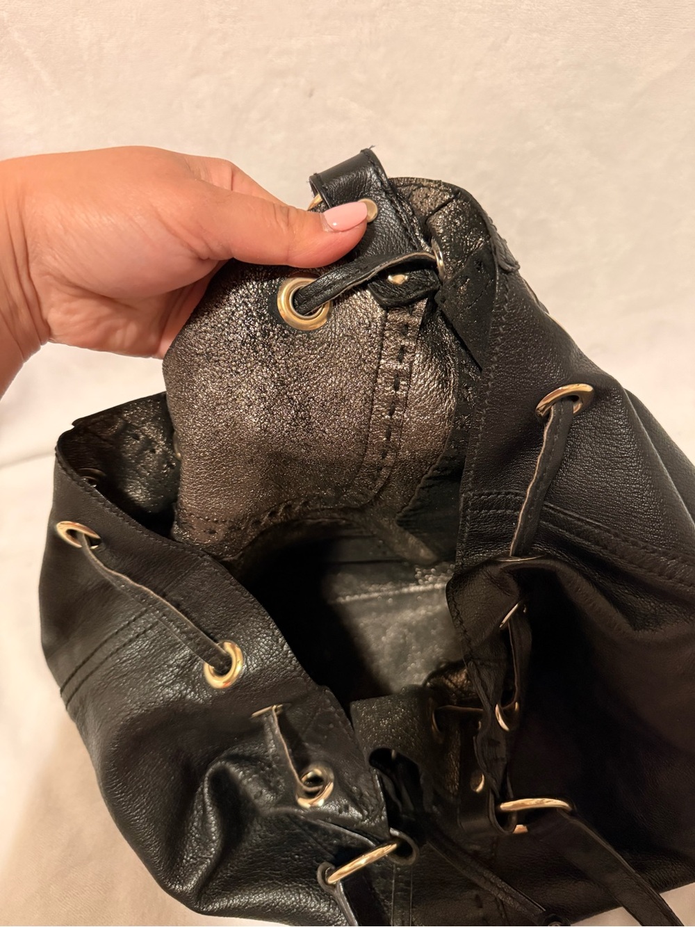 Yves Saint Laurent (YSL) Reversible Double Sac Y Tote - Picture 7 of 16